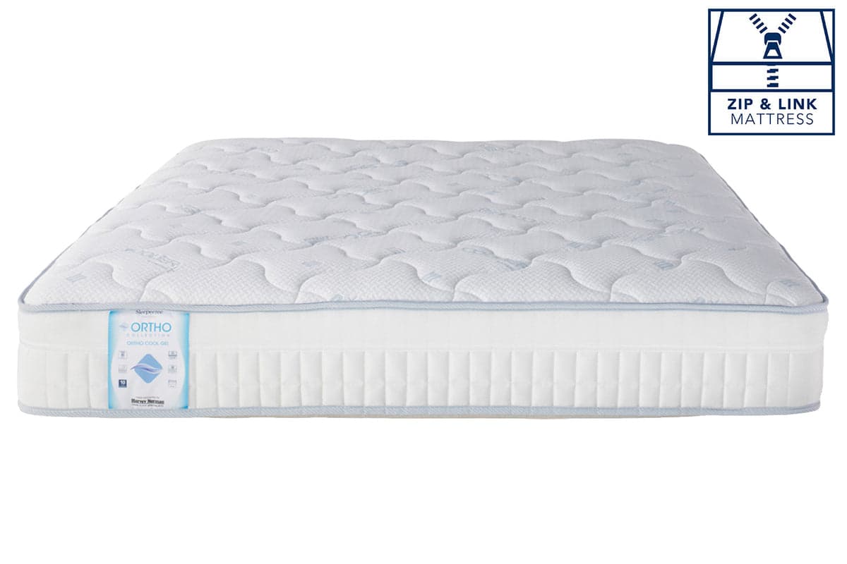 Sleepeezee | Ortho Cool Gel Motion Mattress | Super King Zip & Link | 6ft