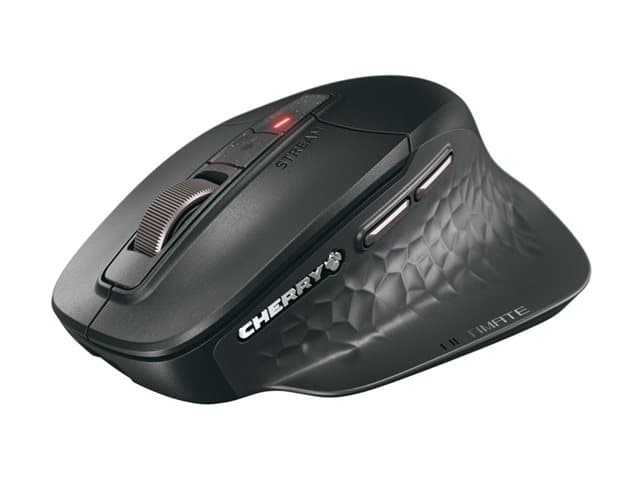 Cherry - STREAM Ultimate - mouse - 2.4 GHz, Bluetooth 5.2, USB - black