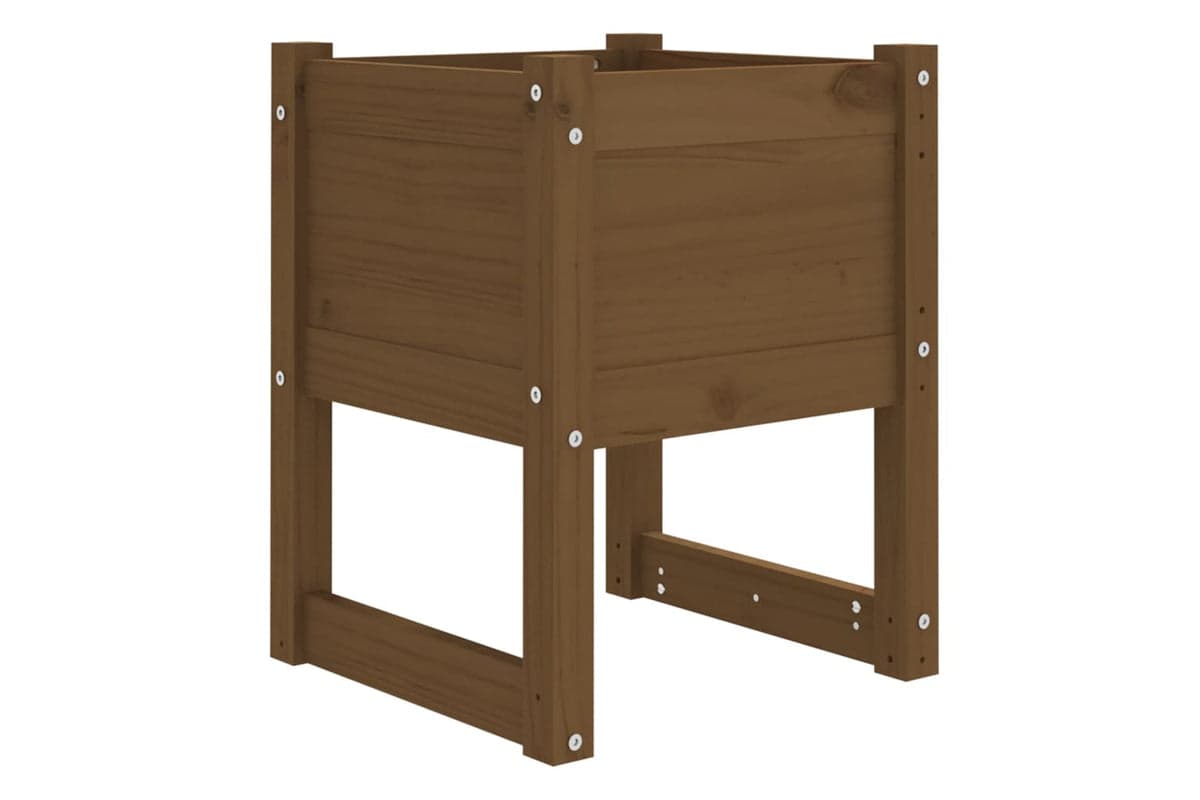 vidaXL 822113 Planter Honey Brown 40x40x52.5cm Solid Wood Pine