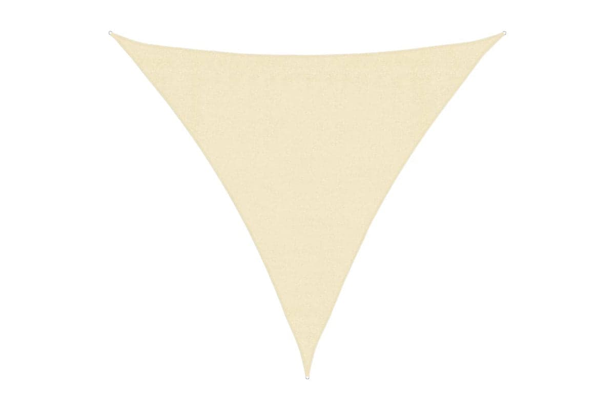 vidaXL 42290 Sunshade Sail Hdpe Triangular 3.6x3.6x3.6 M Cream