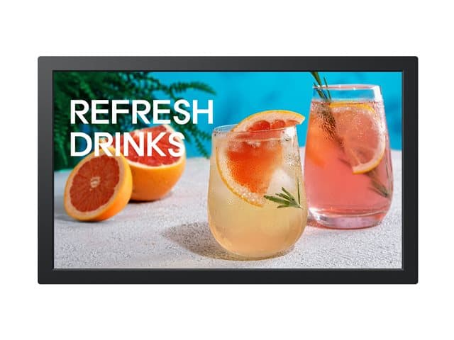 SAMSUNG - QB13C 13" LED-backlit LCD display - Full HD - for digital signage