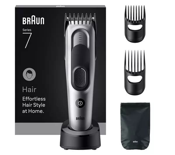 BRAUN Series 7 HC7590 Hair Clipper - Grey