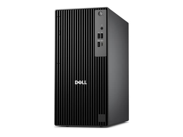 DELL - Pro Tower QCT1250 - AI PC - tower Core Ultra 5 235 / up to 5 GHz - RAM 16 GB - SSD 512 GB - NVMe - DVD SuperMulti - Intel Graphics - Gigabit Ethernet - Win 11 Pro - monitor: none - black - BTS - with 1 Year Basic Onsite (AT, DE - 2 Years)