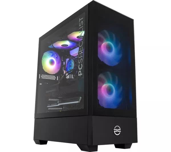 PCSPECIALIST Flux 340 Gaming PC - AMD Ryzen 5, RX 9060 XT, 1 TB SSD