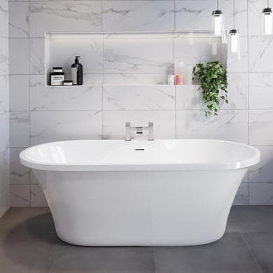 Freestanding Double Ended Bath 1670 x 730mm - Venice