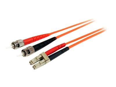 STARTECH.COM - Startech 2m Fiber Optic Cable - Multimode Duplex 62.5/125 - LSZH - LC/ST - OM1 - LC to ST Fiber Patch Cable (FIBLCST2) - network cable - 2 m - 2 m