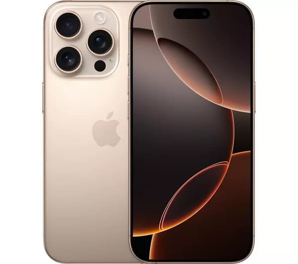 APPLE iPhone 16 Pro - 128 GB, Desert Titanium