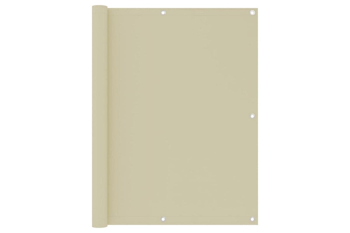 vidaXL 134956 Balcony Screen Cream 120x300cm Oxford Fabric