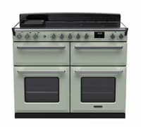 Rangemaster Estel Deluxe 110cm Induction Range Cooker - Mint with Chrome Trim | ESDLB110EIPMNT/CM1
