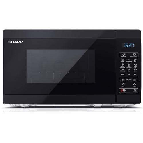 SHARP            20LITRE 800W MICROWAVE + GRILL - BLACK