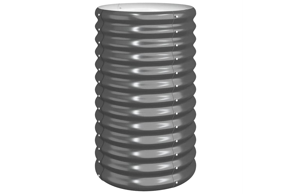 vidaXL 318851 Garden Planter Powder-coated Steel 40x40x68cm Anthracite
