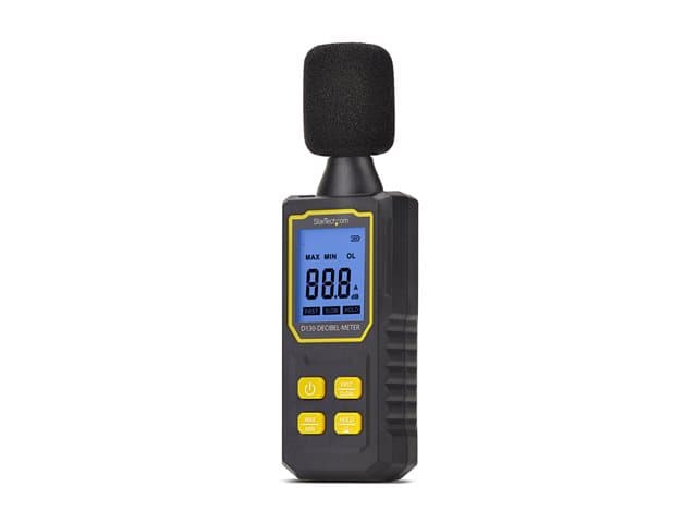 Startech Handheld Digital Sound Meter, Noise/Decibel Level Reader