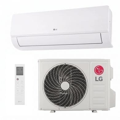 LG DualCool EZ12 Deluxe A++ 12000 BTU Split Air Conditioner with Heat Pump and Full Installation Included