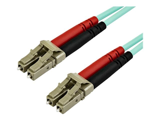 STARTECH.COM - Startech 7m OM3 LC to LC Multimode Duplex Fiber Optic Patch Cable - Aqua - 50/125 - LSZH Fiber Optic Cable - 10Gb (A50FBLCLC7) - patch cable - 7 m - 7 m - aqua