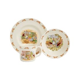 Bunnykins Childrens Bowl, Plate & Mug Three-Piece Set