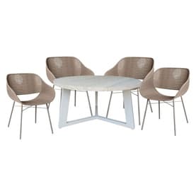 Maxfield Garden Dining Set Linen