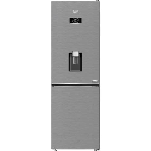 BEKO            210/106LITRE 186.5X60CM FROST FREE FRIDGE FREEZER WITH WATER - NONPLUMBED