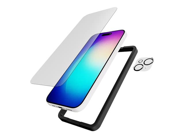 Tech21 - Impact Glass - screen protector for mobile phone - with camera protector