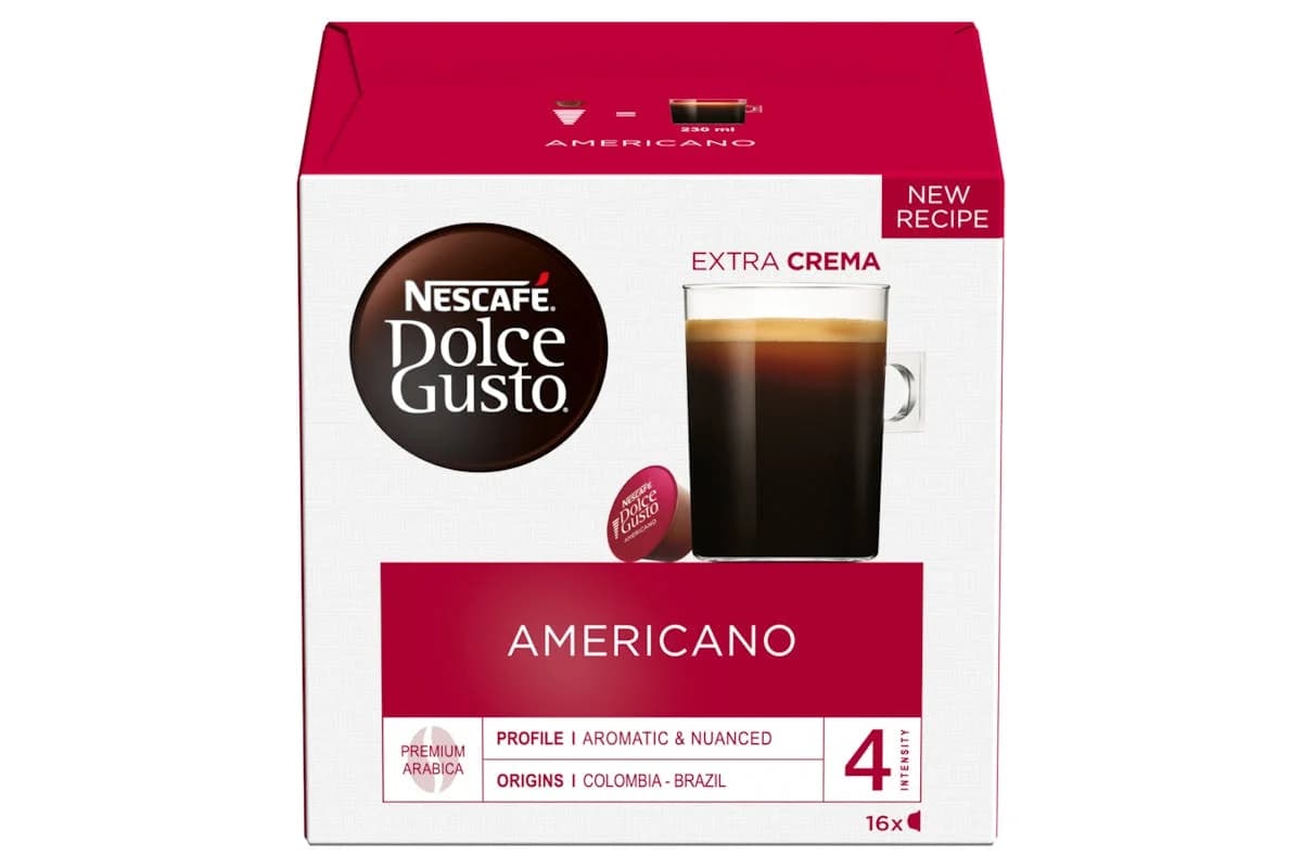 Nescafe Dolce Gusto Americano Pods | 16 Pieces