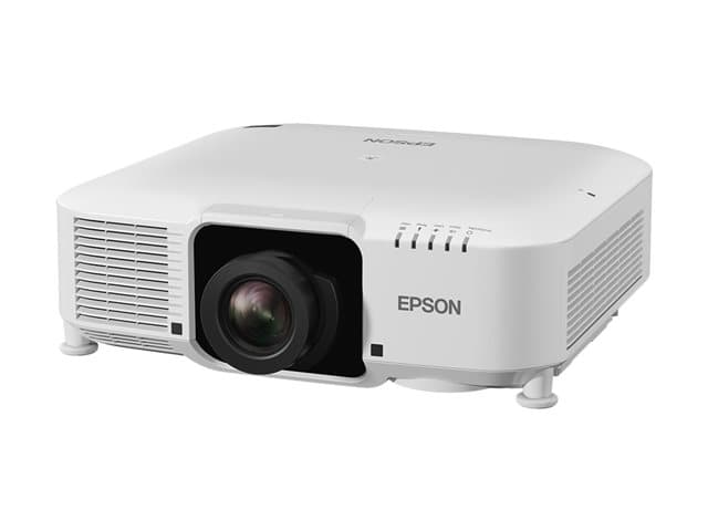EPSON - EB-PQ2008W - 3LCD projector - 8000 lumens (white) - 8000 lumens (colour) - 3840 x 2160 - 16:10 - 4K - no lens - LAN - white