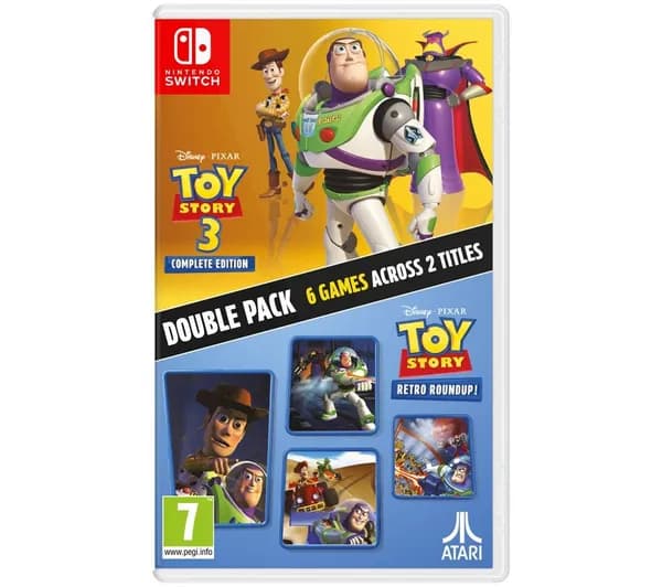 NINTENDO SWITCH Toy Story: Retro Roundup! + Toy Story 3 Complete Edition