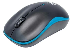 Manhattan Success Wireless Optical Mouse | Blue/Black
