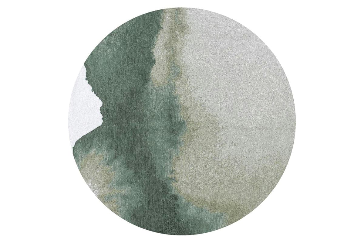 Louis De Poortere | Lagoon Eco Round Rug | Palm Green | 240 x 240 cm