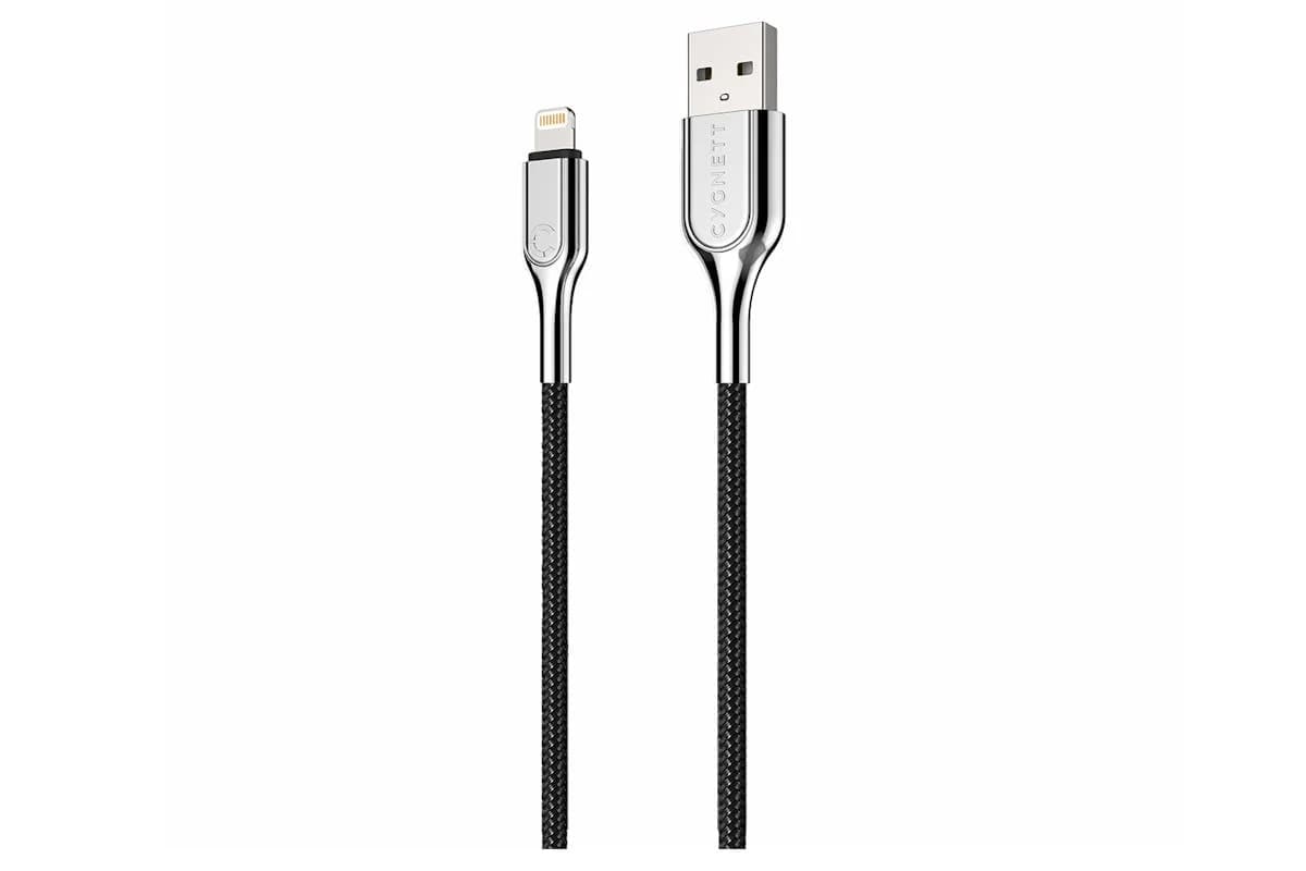 Cygnett Armoured Lightning to USB-A Cable | 2m | Black