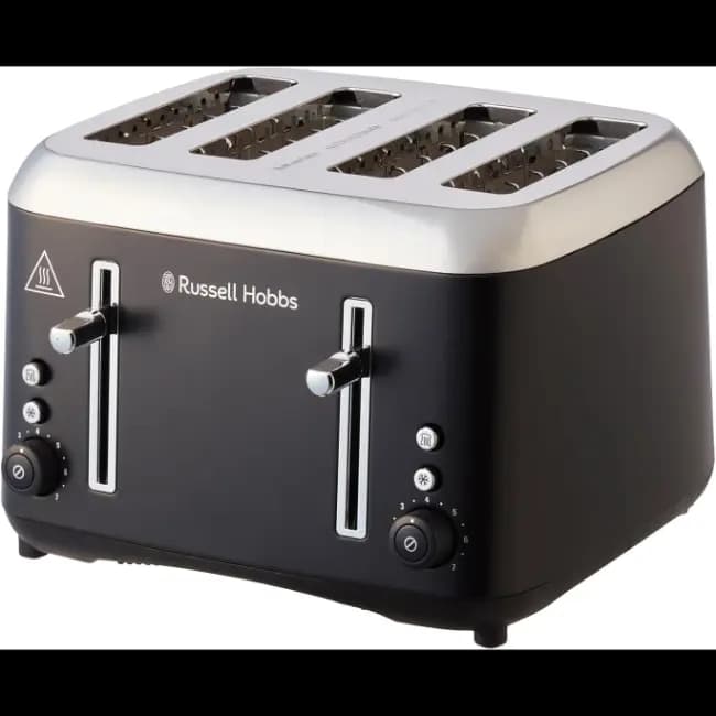 Russell Hobbs Addison 4 Slice Toaster | Matte Black | 27740
