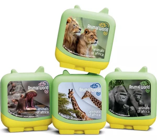 TONIES Clever Pocket Animal World Set - Animals of Africa