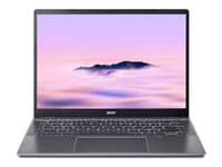 ACER - Chromebook Plus 514 CBE594-2T - Intel Core 5 - 120U / up to 5 GHz - Chrome OS - Intel Graphics - 16 GB RAM - 256 GB SSD NVMe, 3D Triple-level Cell (TLC) - 14" IPS touchscreen 1920 x 1200 - Wi-Fi 7 - steel grey - kbd: UK