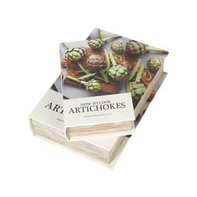 Artichoke Book Storage Box Two-Piece Set