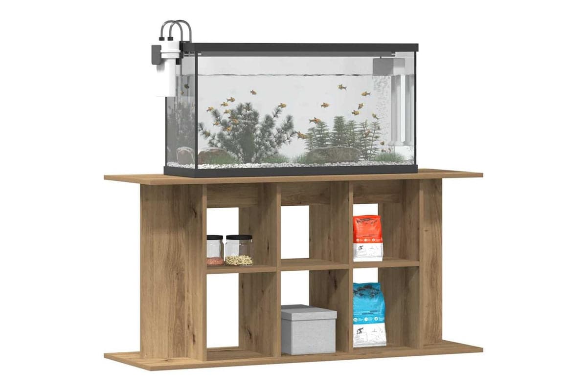 Vidaxl Aquarium Stand Artisan Oak 120x40x60 Cm Engineered Wood