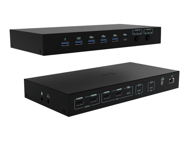 I-TEC - docking station - USB-C / USB4 / Thunderbolt 3 / Thunderbolt 4 / Thunderbolt 5 - 2 x HDMI, 2 x USB-C - 1GbE