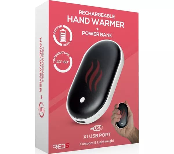 RED5 Rechargeable Hand Warmer & Power Bank