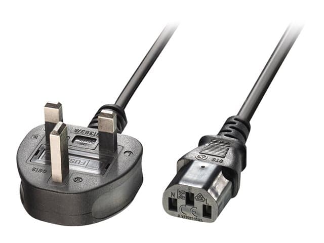 Lindy - power cable - power IEC 60320 C13 to BS 1363 - 1 m