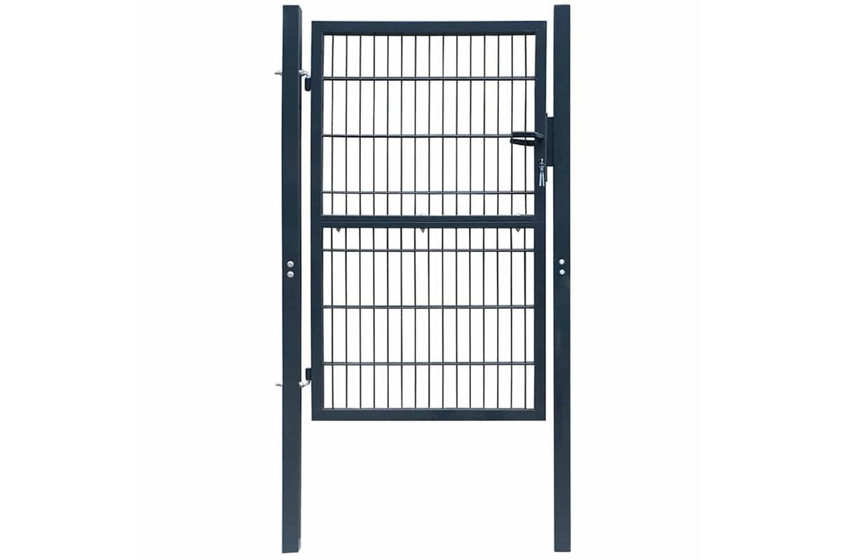 vidaXL 141745 2d Fence Gate (single) Anthracite Grey 106 X 230cm