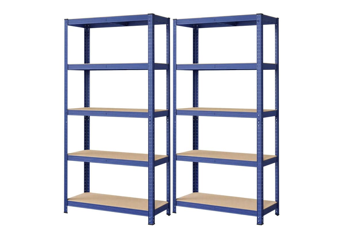 Songmics Shelving | Garage Shelving | Powder-coated Steel & Mdf | 40 X 90 X 180 Cm