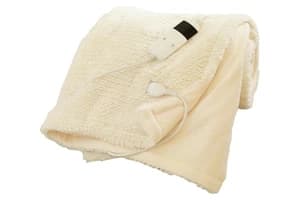 Sandringham Heated Throw | Cream | 130 x 170 cm