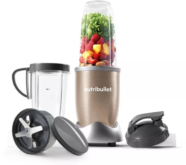 NUTRIBULLET 900 Series Deluxe 7-Piece Blender Kit - Champagne