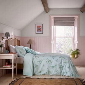 Blossom Coordinated Bedding Aqua