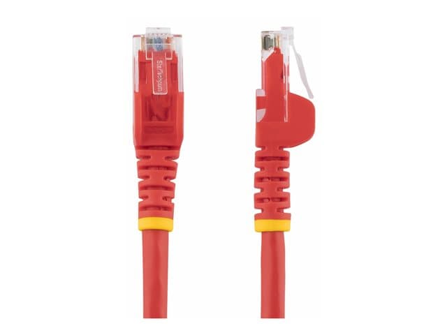 STARTECH.COM - Startech 1.5m CAT6 Ethernet Cable, 10 Gigabit Snagless RJ45 650MHz 100W PoE Patch Cord, CAT 6 10GbE UTP Network Cable w/Strain Relief, Red, Wiring is UL Certified/TIA - Category 6 - 24AWG (N6PATC150CMRD) - patch cable - 1.5 m - red