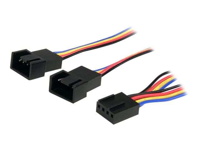 STARTECH.COM - StarTech 12in 4 Pin Fan Power Splitter Cable - F/M - 1ft Fan Y Cable - 1ft 4-pin Fan Splitter Cable (FAN4SPLIT12) - fan power splitter - 4 pin PWM to 4 pin PWM - 31 cm