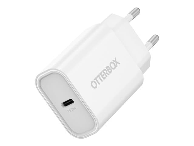 OTTERBOX - OB STANDARD EU WALL CHARGER 20W1X USBC 20W USB-PD WHITE PROPACK