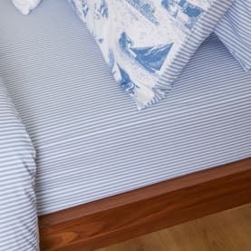 300 Thread Count Wild Atlantic Stripe Fitted Sheet