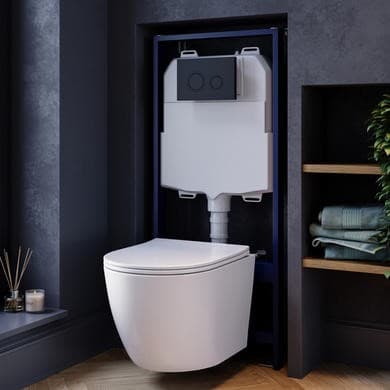 Roma Wall Hung Rimless Toilet