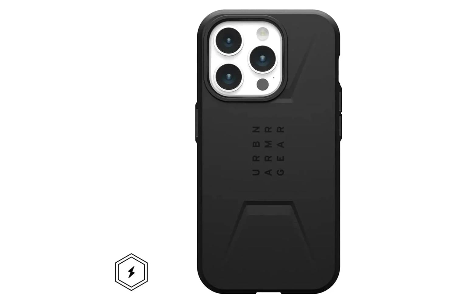 UAG Civilian for Magsafe iPhone 15 Pro Case | Black