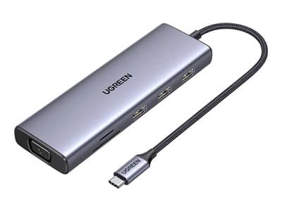 Ugreen - docking station - USB-C - HDMI, VGA - 1GbE
