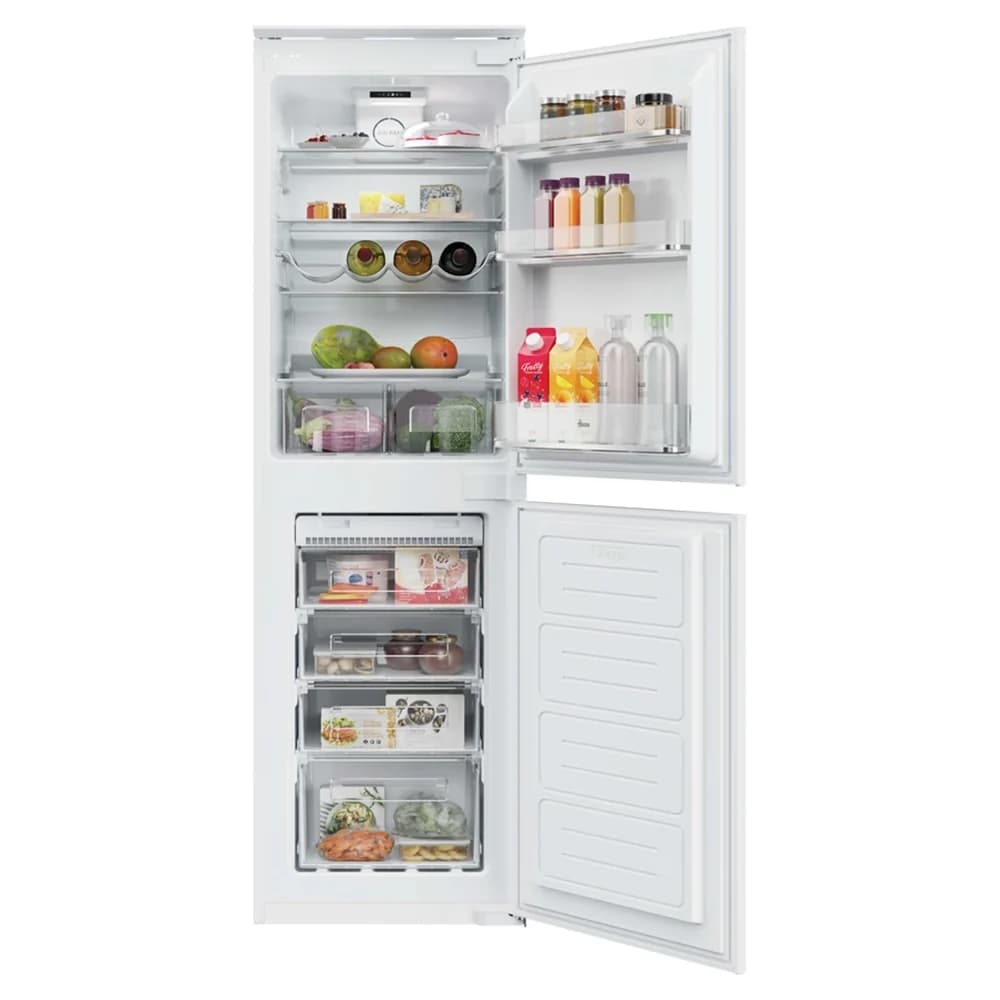 Hoover 228L Frost Free Built-In Fridge Freezer - White | HOB50N518EVK