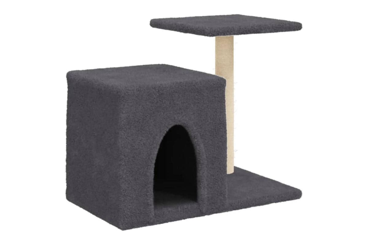 Cat Tree With Sisal Scratching Posts Dark Grey 505 Cm